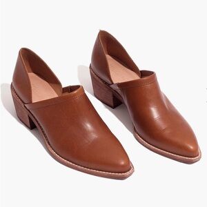 Madewell The Brady Lowcut Bootie English Saddle Size 7